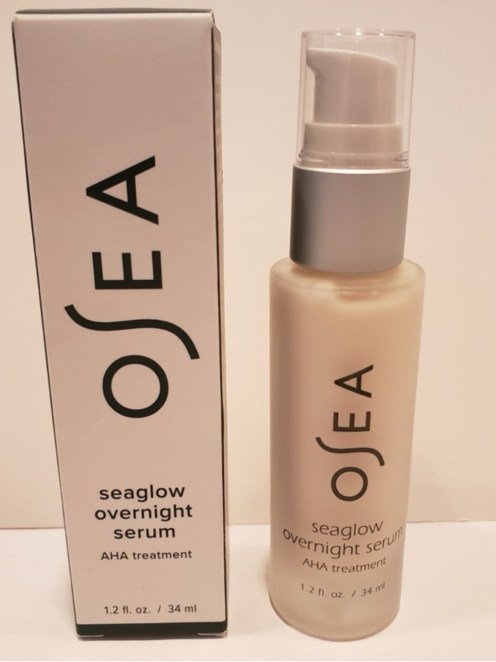 OSEA Seaglow Overnight Serum — Cream/White